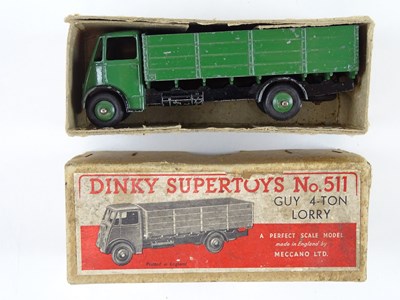 Lot 92 - A DINKY 511 Guy 4-Ton Lorry, 1st style cab, in...