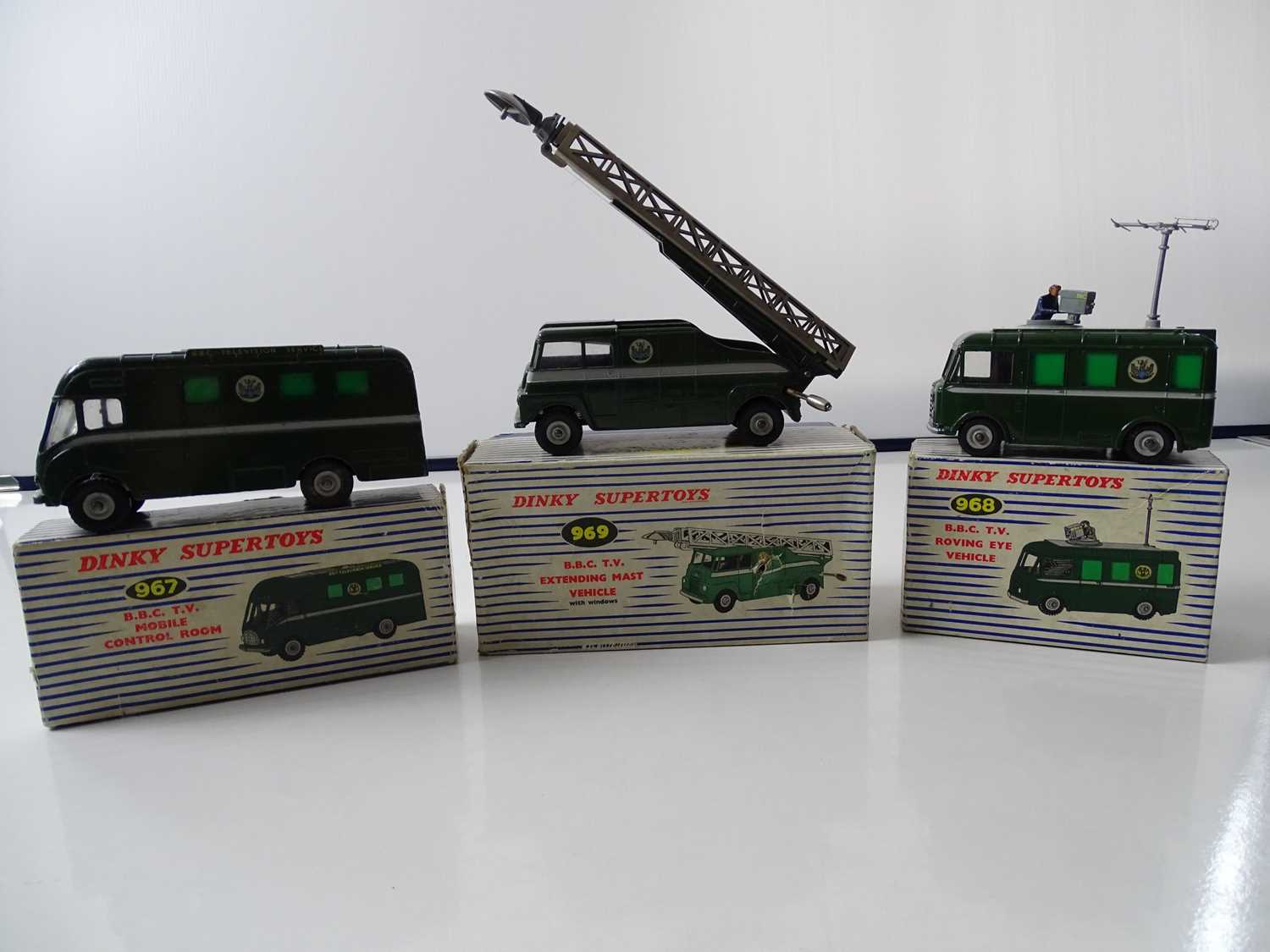 Lot 98 - A group of DINKY BBC TV Outside Broadcast...