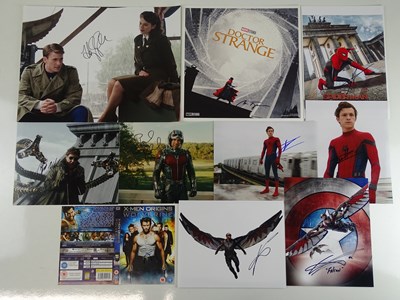 Lot 104 - SUPERHEROES: A group of signed photographs...