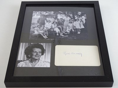 Lot 234 - PRESIDENTIAL MATRIARCH: A framed and glazed...