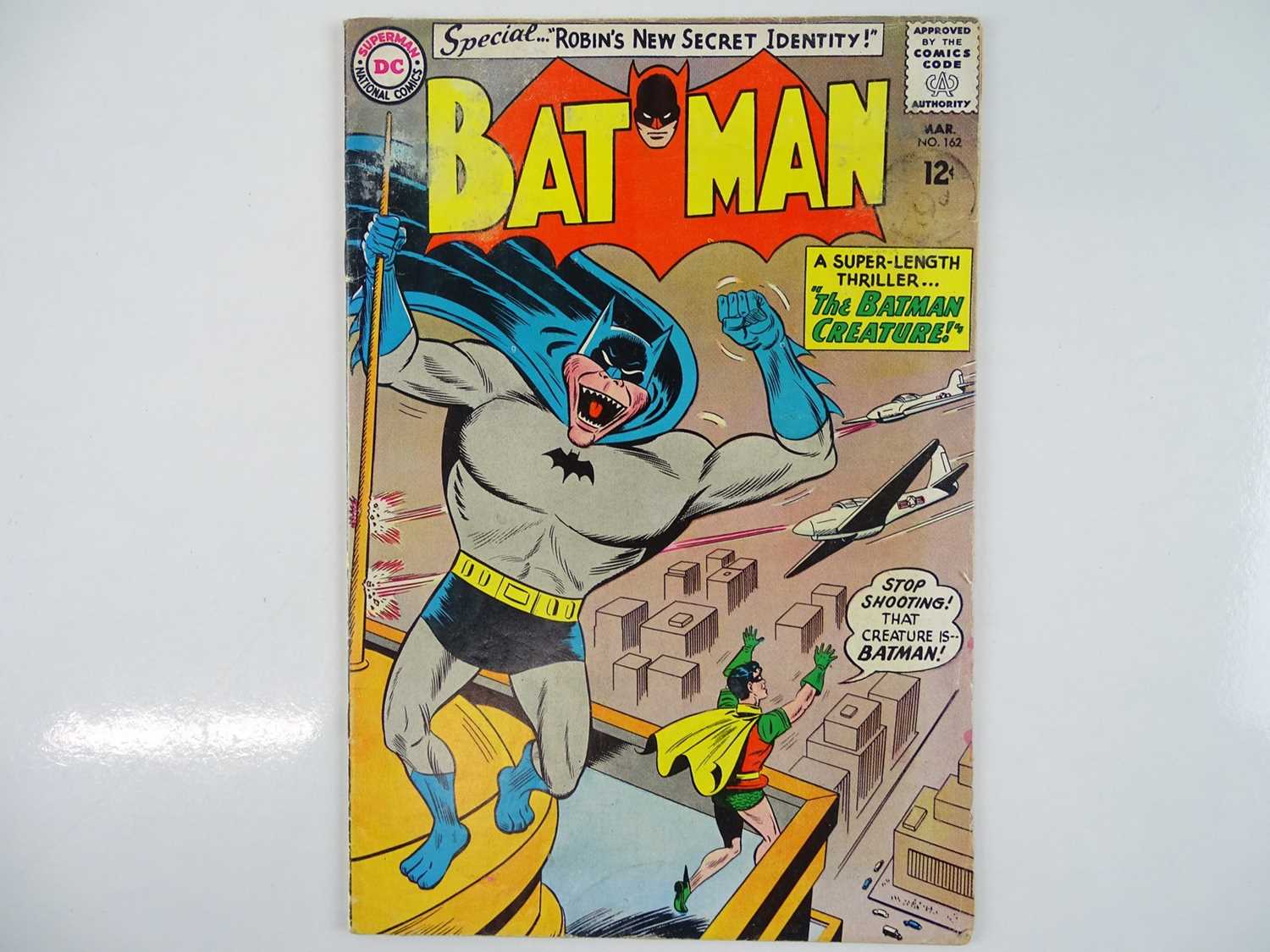Lot 297 - BATMAN #162 - (1964 - DC - UK Cover Price) -