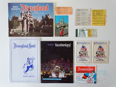 Lot 105 - A selection of Disneyland memorabilia to...