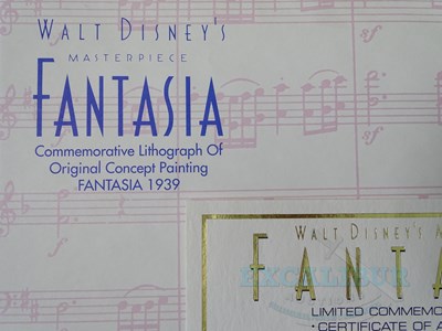 Lot 122 - WALT DISNEY : FANTASIA (1992 release) - A...