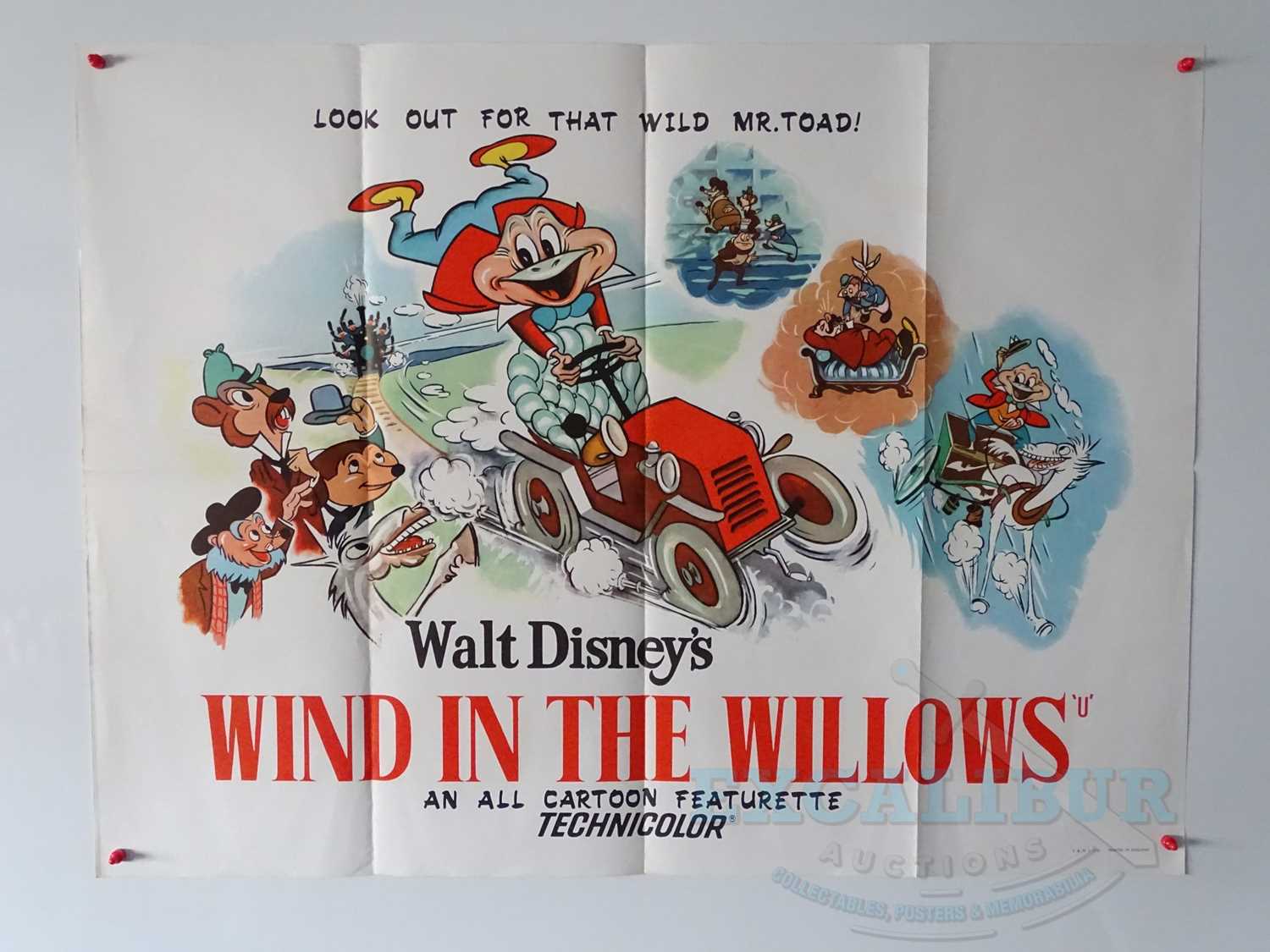 Lot 133 - WALT DISNEY : WIND IN THE WILLOWS (1949)...