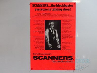 Lot 15 - SCANNERS (1981) - A double crown film poster -...