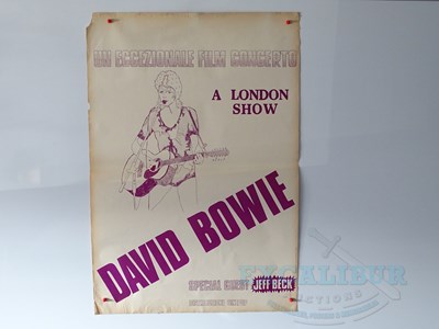Lot 172 - DAVID BOWIE - A very rare Italian film poster...