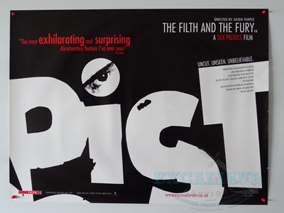 Lot 187 - THE SEX PISTOLS - A UK quad film poster for...