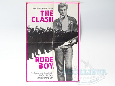 Lot 192 - THE CLASH: RUDE BOY - UK double crown poster -...