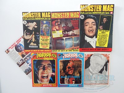 Lot 20 - A collection of 7 fold out horror/magazine...