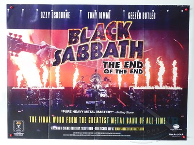 Lot 205 - BLACK SABBATH (2017) - A UK quad film poster...