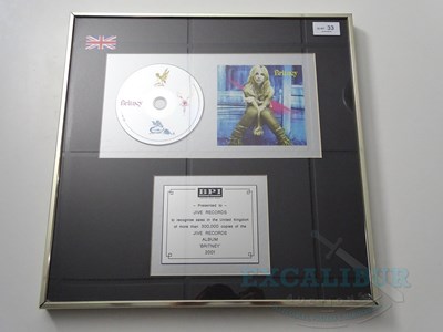 Lot 206 - BRITNEY SPEARS - A BPI Gold Certified Sales...