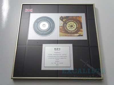 Lot 210 - BRYAN ADAMS - A BPI Platinum Certified Sales...