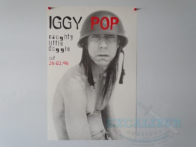 Lot 218 - IGGY POP - A promotional poster for 'Naughty...