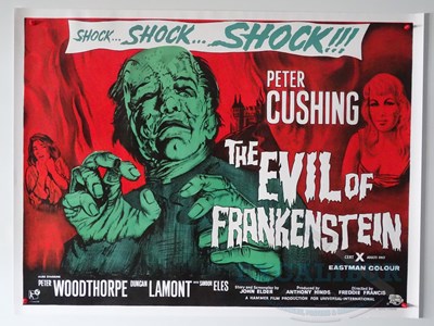 Lot 22 - A group of 4 commercial UK quad hammer horror...