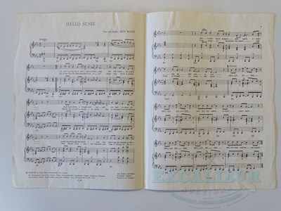 Lot 243 - A page of sheet music for The Move's 'Hello...