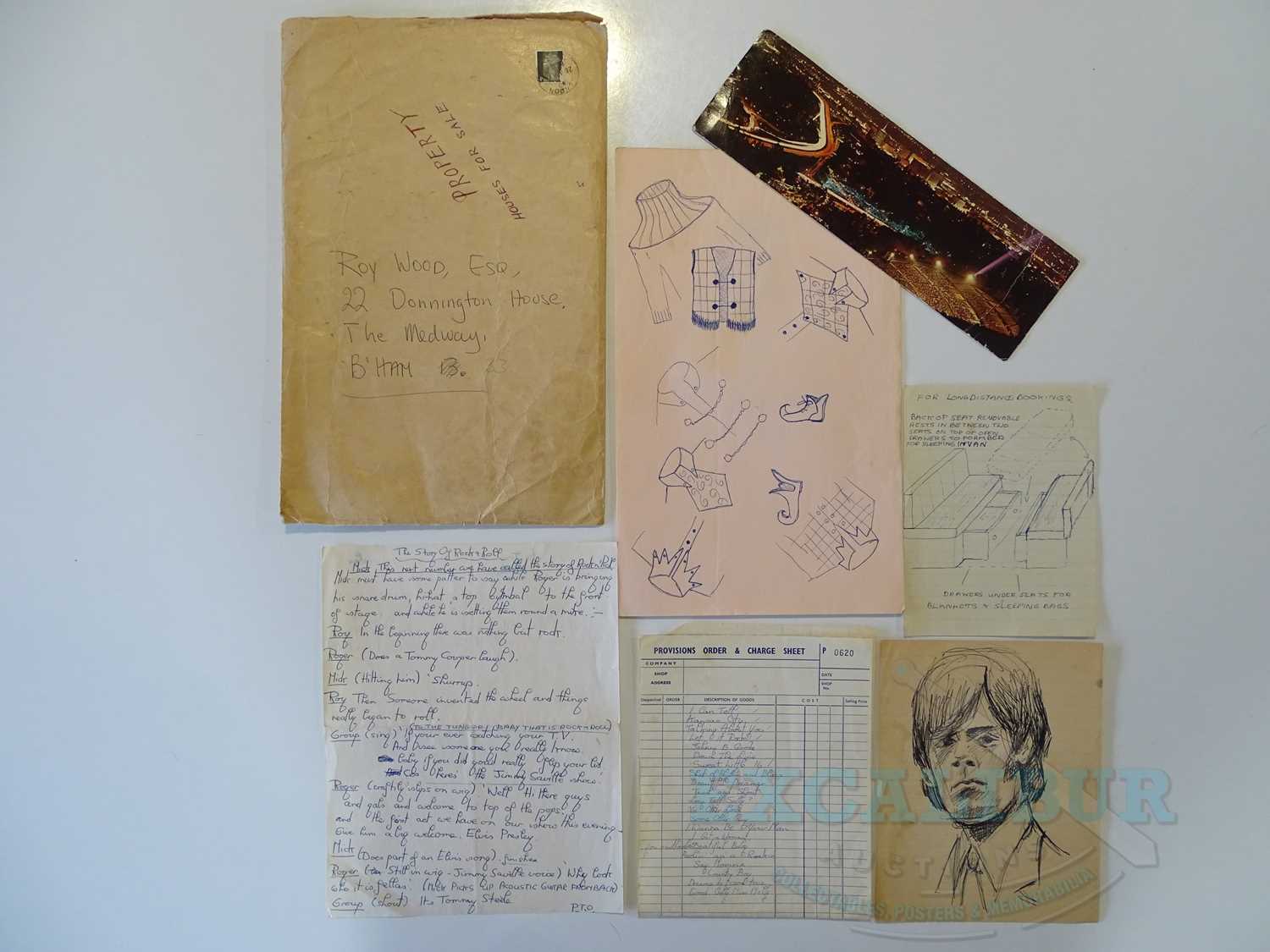 Lot 249 - A selection of Roy Wood/The Move memorabilia...