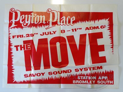 Lot 251 - THE MOVE - A UK concert poster from Peyton...