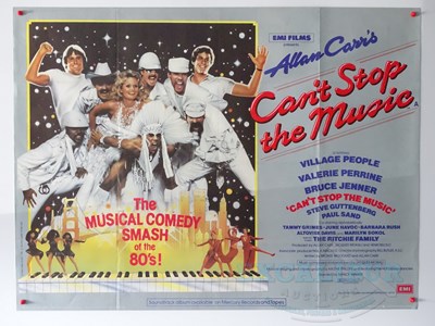 Lot 257 - CAN'T STOP THE MUSIC (1980) - A UK quad film...