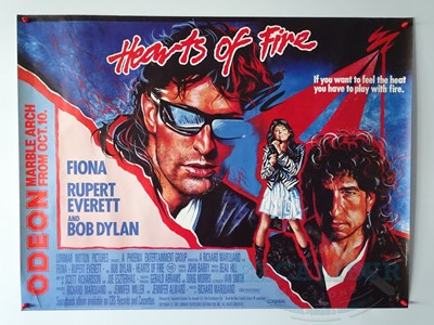 Lot 259 - HEARTS OF FIRE (1987) - UK quad film poster...