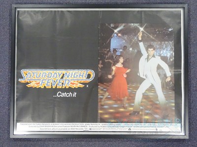 Lot 263 - SATURDAY NIGHT FEVER (1977) - UK quad -...