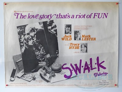 Lot 267 - SWALK / MELODY (1971) - A UK quad film poster -...