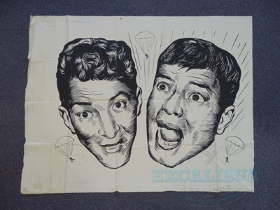 Lot 269 - JUMPING JACKS (1952) - A canvas banner...