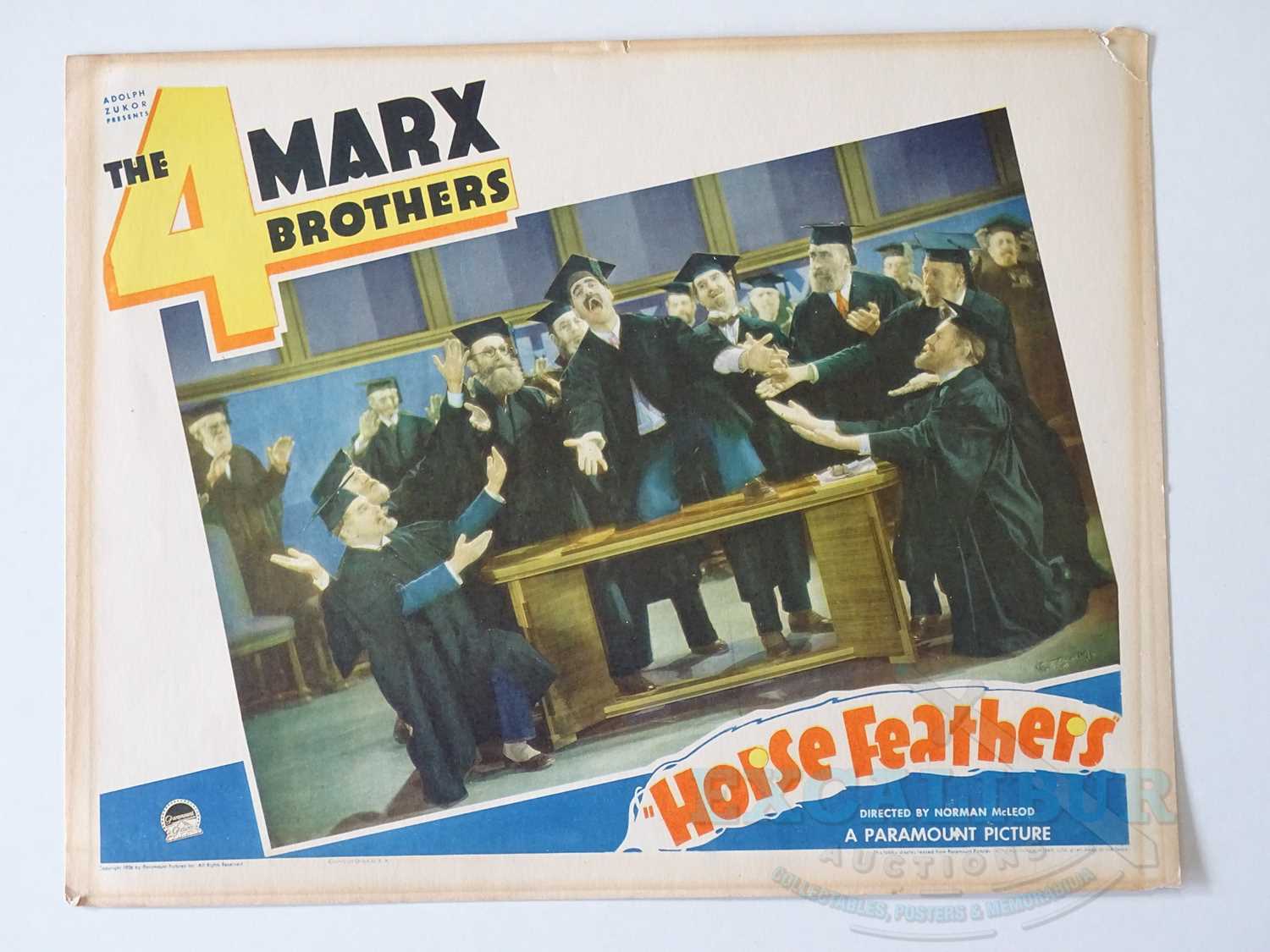 Lot 282 - THE MARX BROTHERS - 'Horse Feathers' (1932) US...