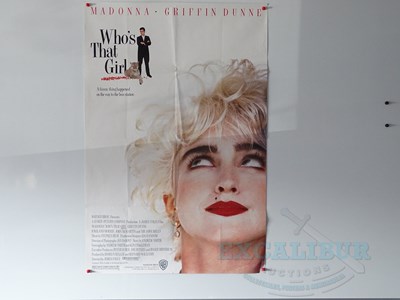 Lot 284 - WHO'S THAT GIRL (1987) - A one sheet film...