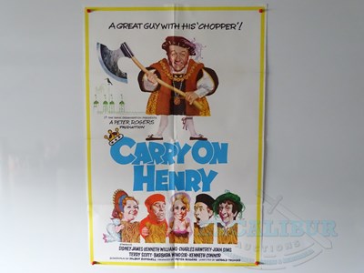 Lot 288 - CARRY ON HENRY (1971) - A folded UK one sheet...