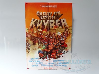 Lot 289 - CARRY ON UP THE KHYBER (1968) - A UK one sheet...