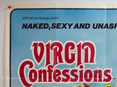 Lot 295 - VIRGIN CONFESSIONS (1977) - A UK quad film...
