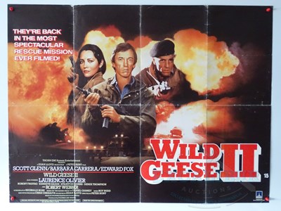 Lot 307 - A group of seven 1980s UK quad film posters...