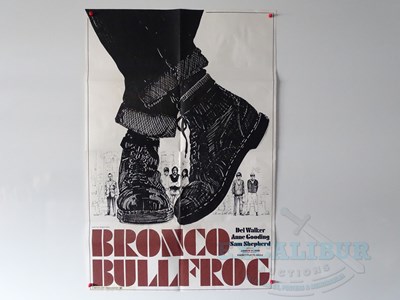 Lot 311 - BRONCO BULLFROG (1969) - UK one sheet film...