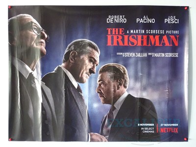 Lot 340 - THE IRISHMAN (2019) - A UK quad film poster -...