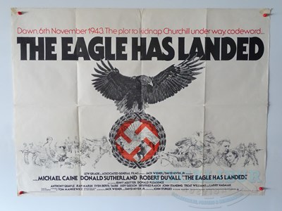 Lot 356 - THE EAGLE HAS LANDED (1977) - A UK quad film...