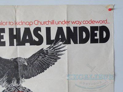 Lot 356 - THE EAGLE HAS LANDED (1977) - A UK quad film...