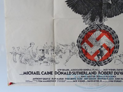 Lot 356 - THE EAGLE HAS LANDED (1977) - A UK quad film...
