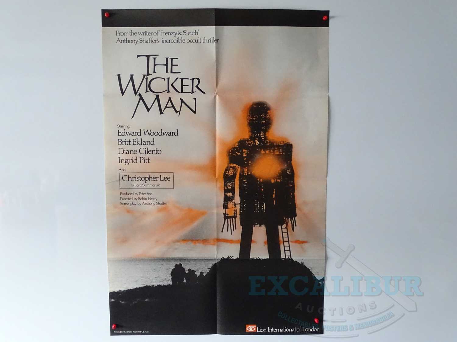 Lot 36 - THE WICKER MAN (1973) - UK one sheet movie...