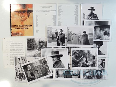 Lot 365 - PALE RIDER (1985) - A press kit including 14 x...