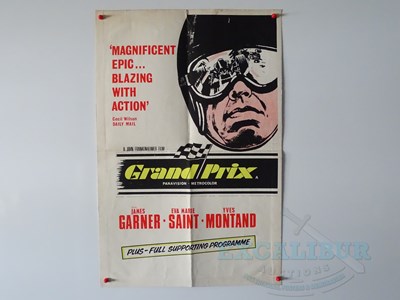 Lot 368 - GRAND PRIX (1966) - A double crown film poster...