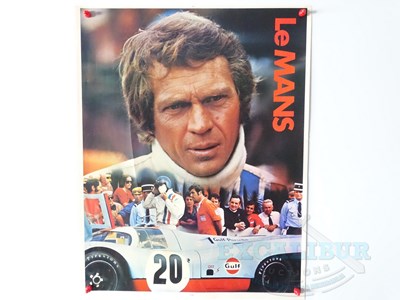 Lot 370 - LE MANS (1971) - Gulf Oil promotional poster -...