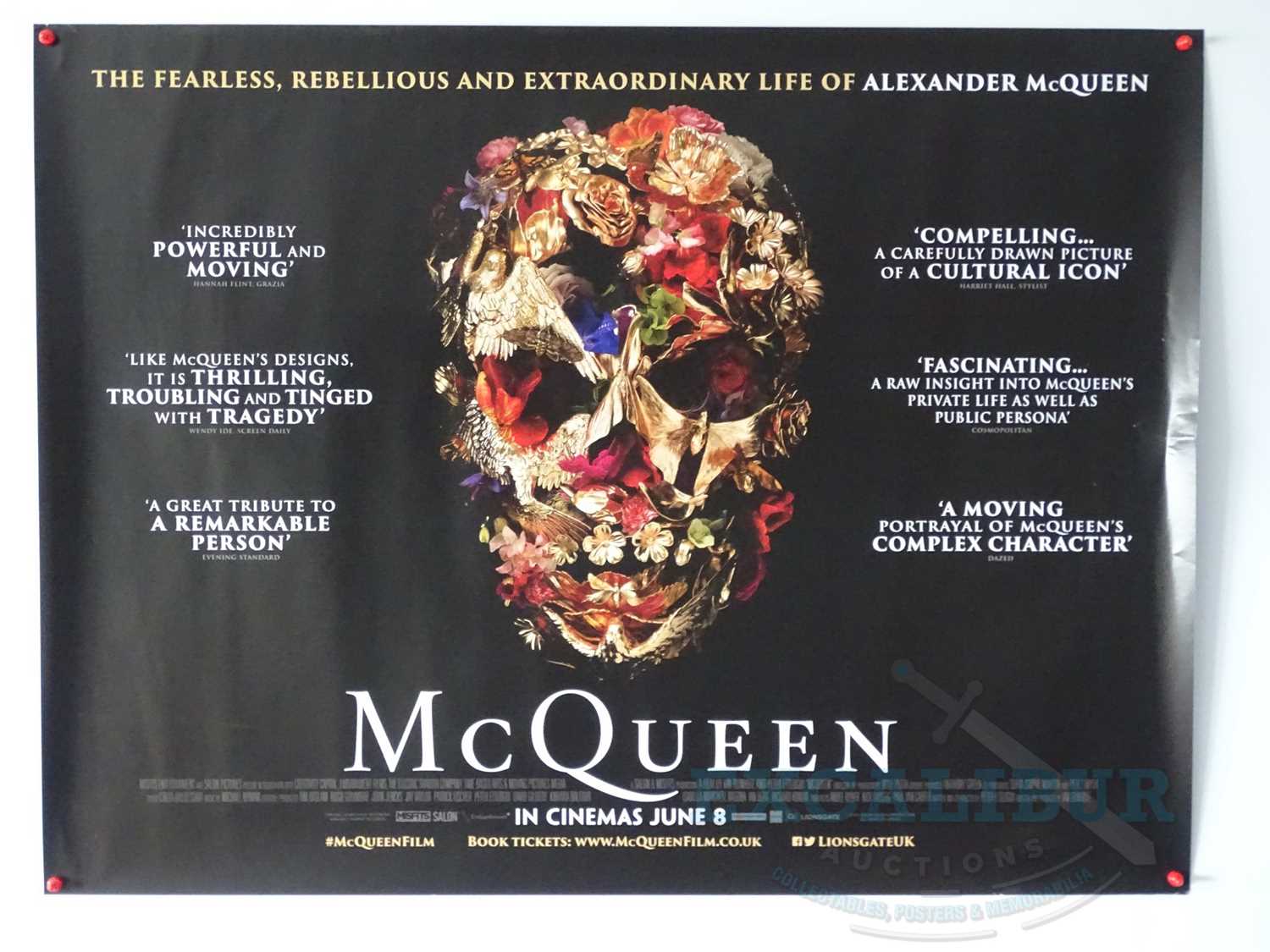 Lot 373 - MCQUEEN (2018) - A UK quad film poster -...