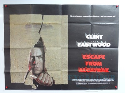 Lot 393 - ESCAPE FROM ALCATRAZ (1979) - A UK quad film...