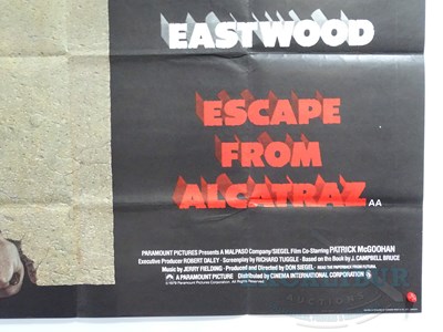 Lot 393 - ESCAPE FROM ALCATRAZ (1979) - A UK quad film...