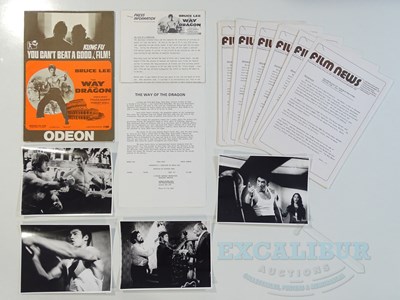 Lot 413 - THE WAY OF THE DRAGON (1972) - A press kit...