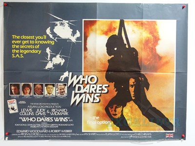 Lot 417 - WHO DARES WINS (1982) - A UK quad film poster -...