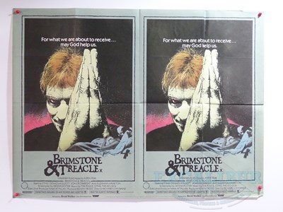 Lot 422 - BRIMSTONE & TREACLE (1982) - A UK quad film...