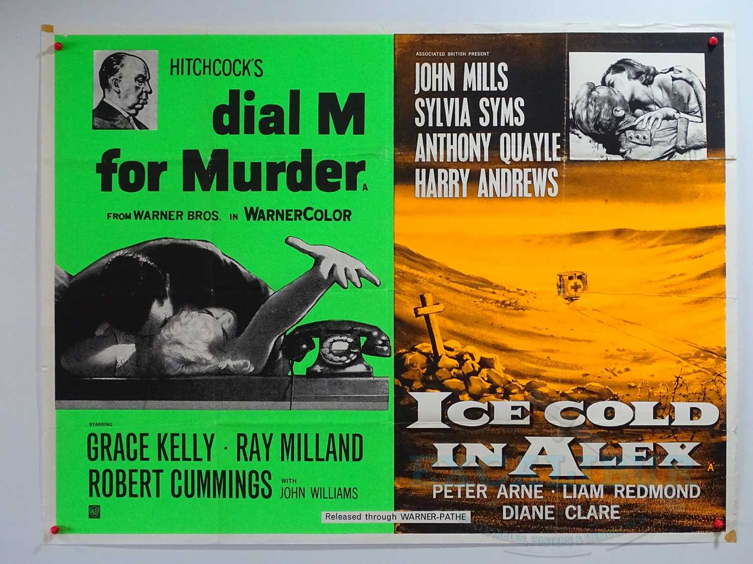 Lot 423 - DIAL M FOR MURDER/ICE COLD IN ALEX (1958) - An...