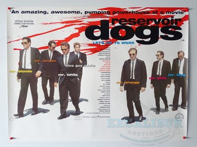 Lot 432 - RESERVOIR DOGS (1992) - A UK quad film poster -...