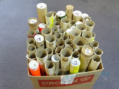 Lot 445 - A large quantity of used cinema poster tubes...